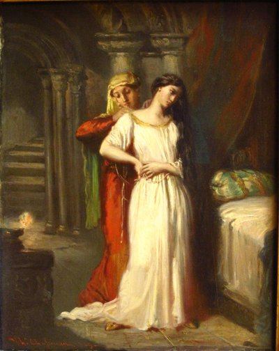 Das Bett von Desdemona von Théodore Chassériau